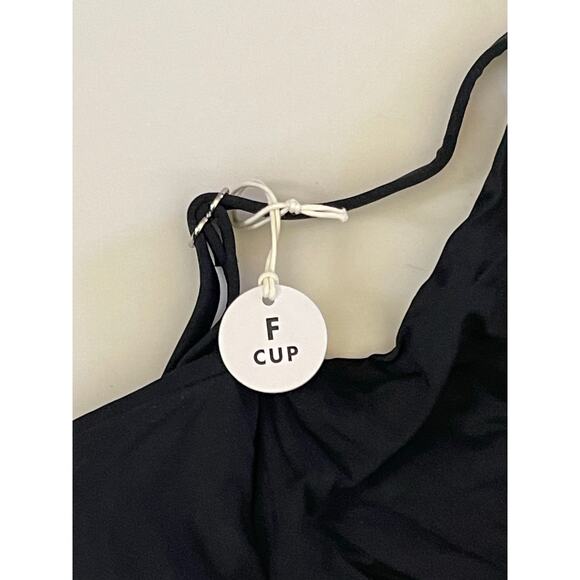 NWT Seafolly Collective Wrap Front Bra - Black 10F - Picture 6 of 8